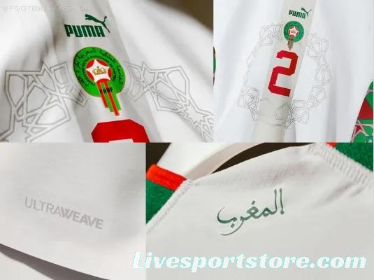 2022 Morocco Away Soccer Jersey