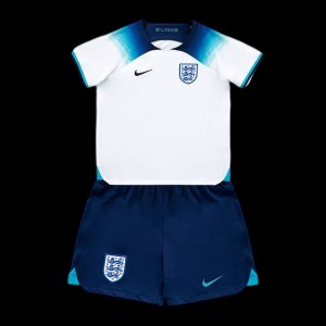 Kids 2022 England Home Soccer Jersey