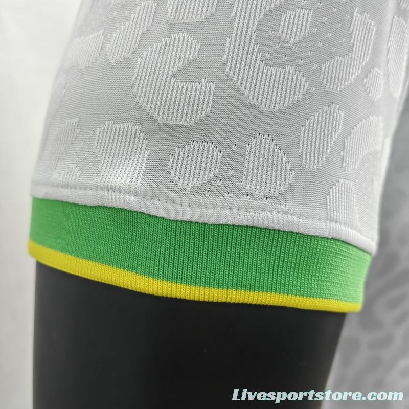 Player Version 2022 Brazil White Jersey Special Version