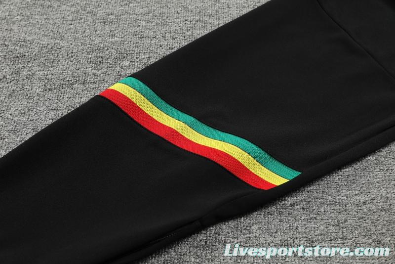 2022 Senegal White Half Zipper Tracksuit