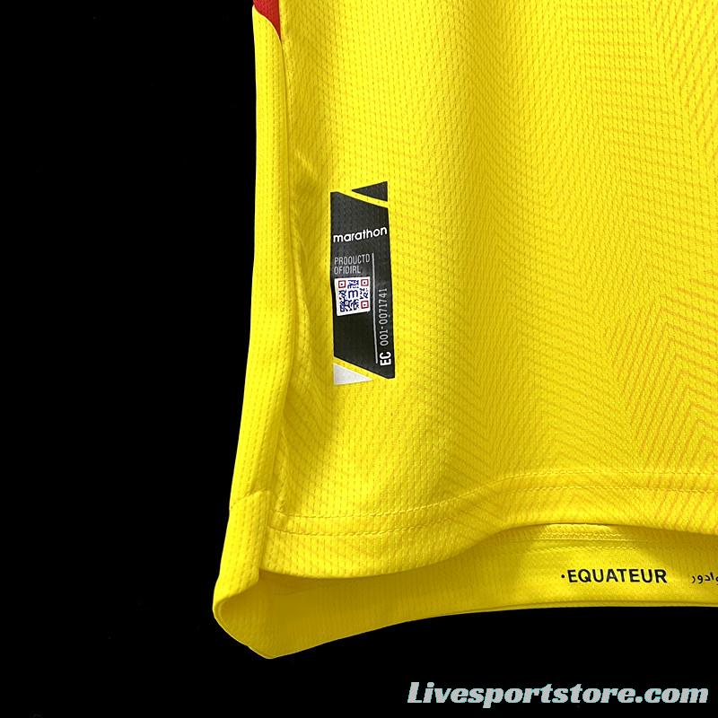 2022 Ecuador Home Jersey