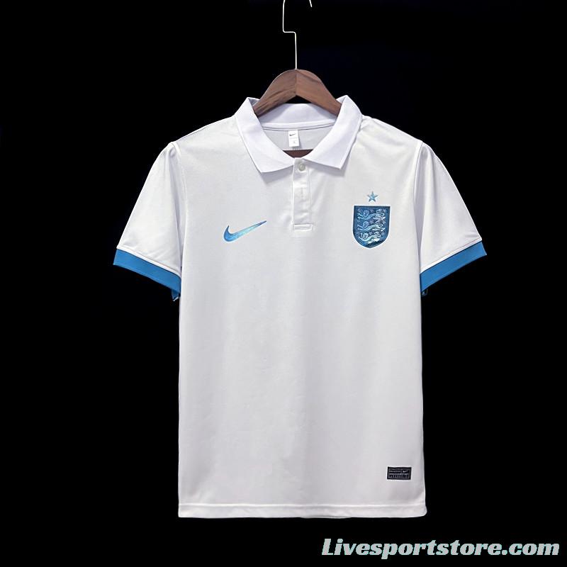 2022 England White Polo Shirts