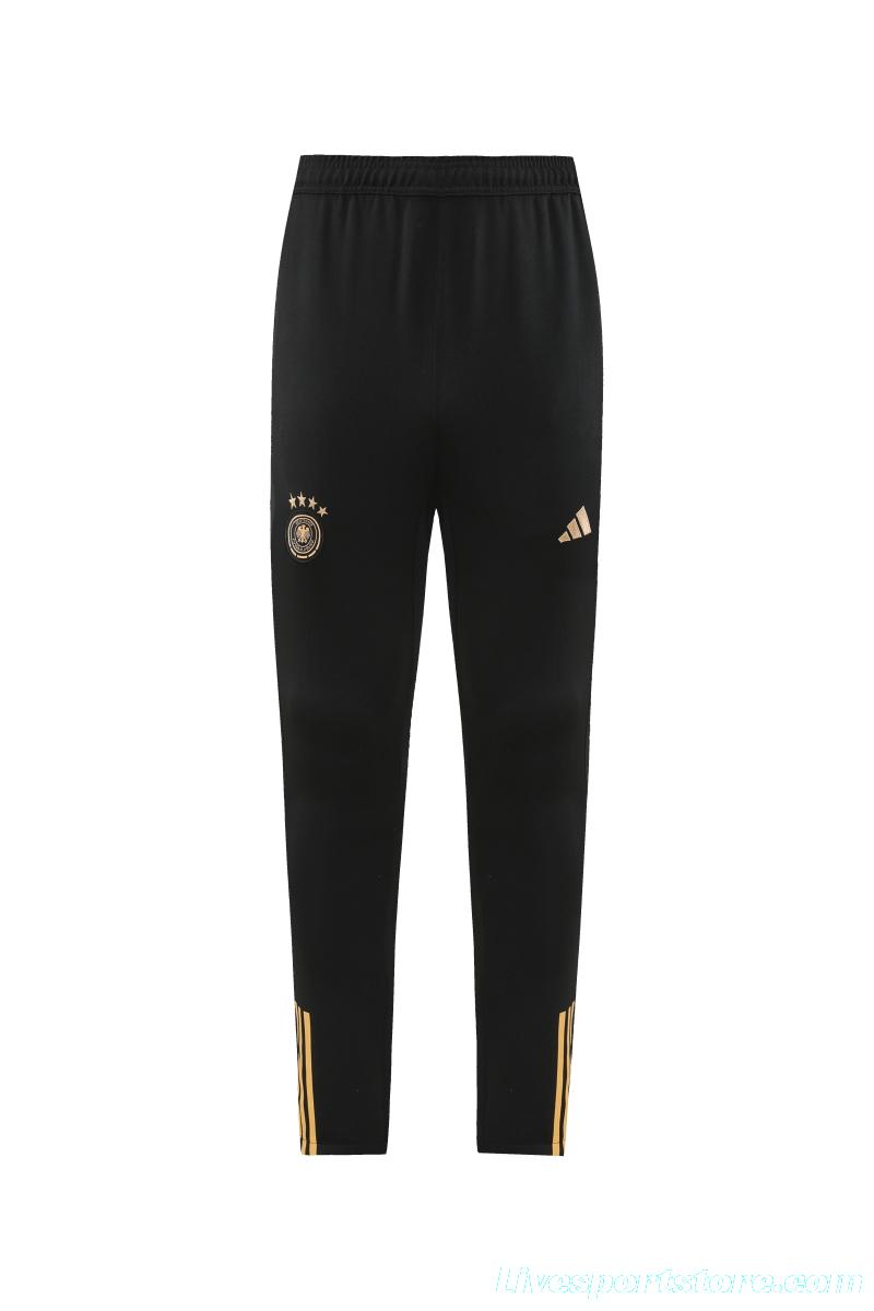 2022 Germany White Full Zipper Tracksuit