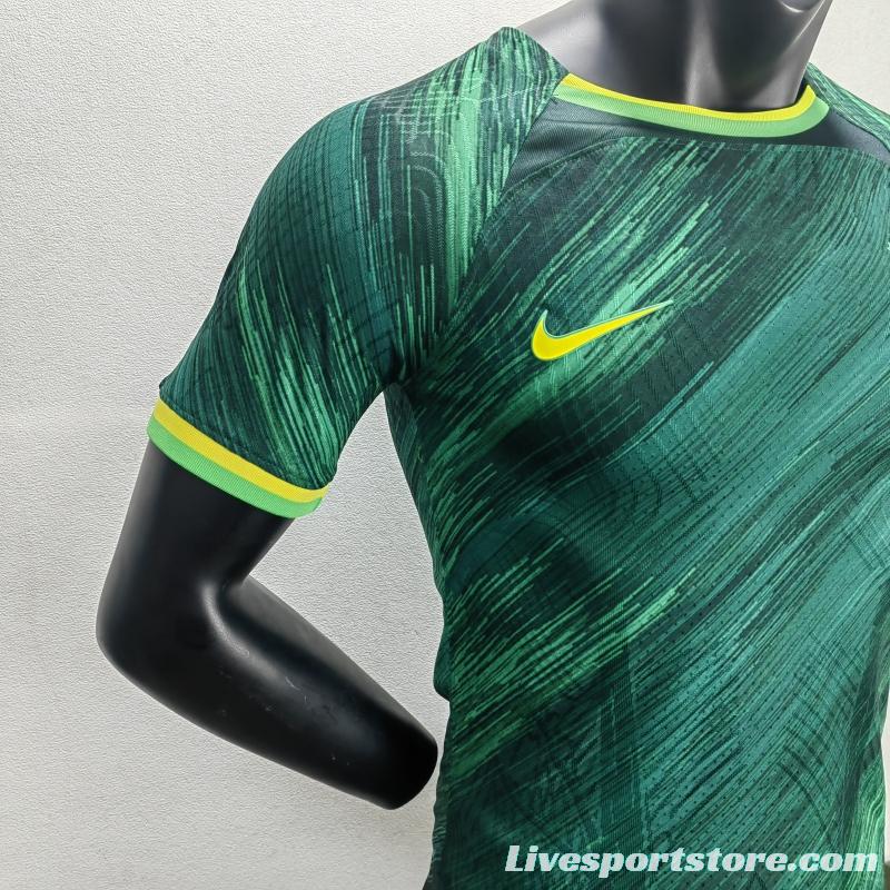 Player Version 2022 Brazil Green Special Jersey