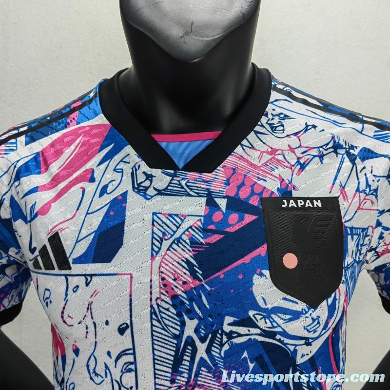 Player Version 2022 Japan X Dragon Ball Special Edition Soccer Jersey