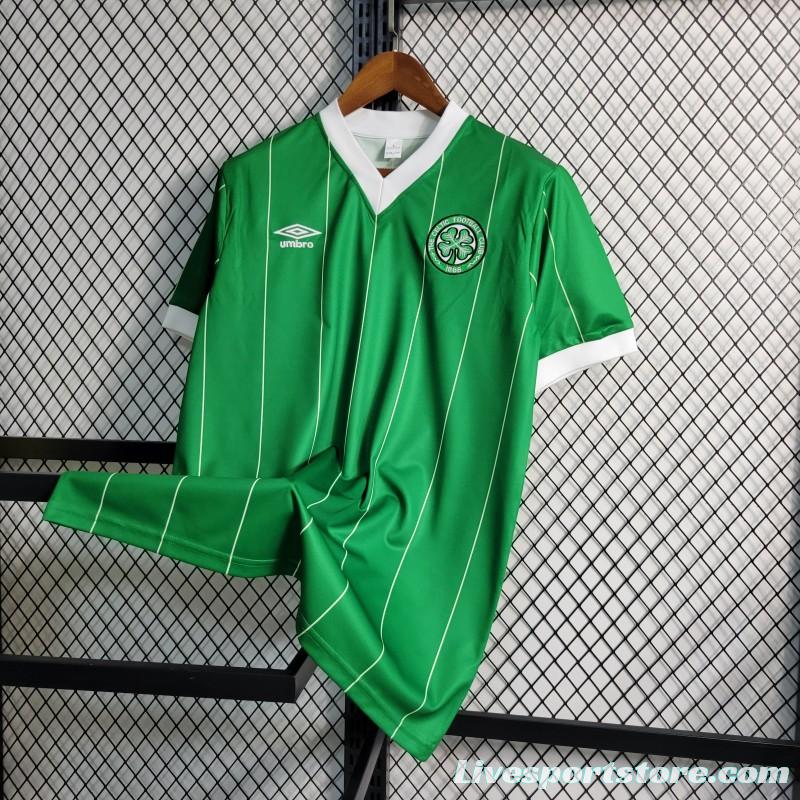 Retro 1984/86 Celtics 2 Away Game Soccer Jersey