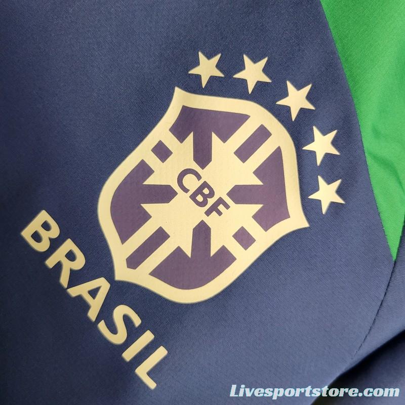 2023 Brazil Royal Blue Windbreaker