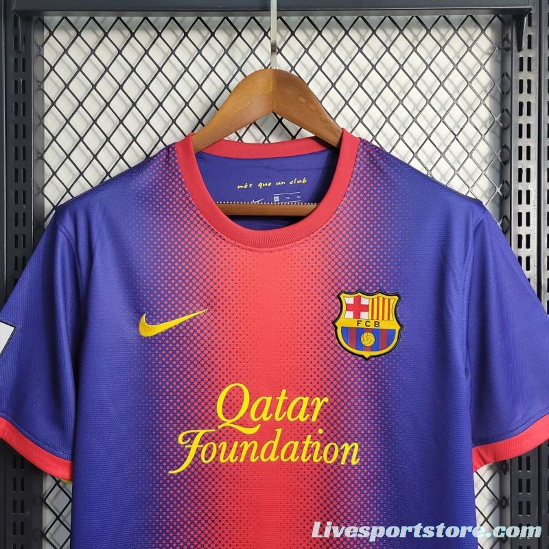 Retro 12/13 Barcelona Home Jersey