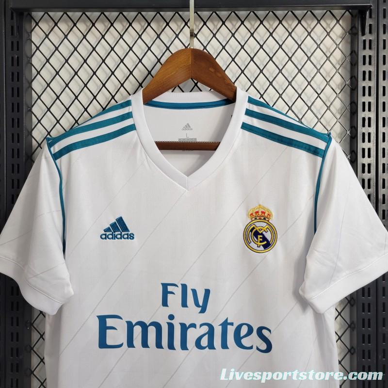 Retro 17/18 Real Madrid Home Jersey