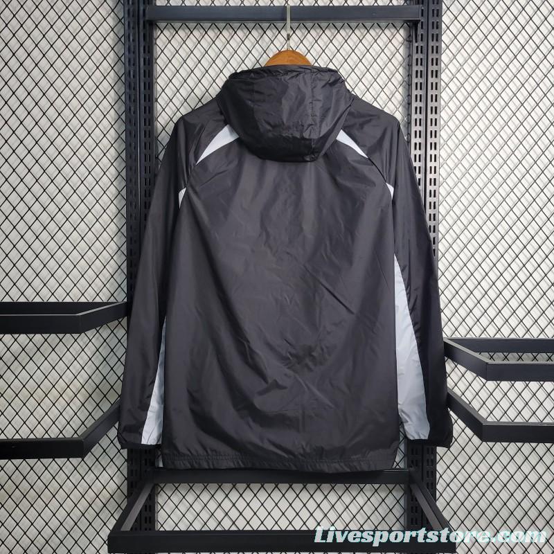 22-23 Corinthian Black Windbreaker