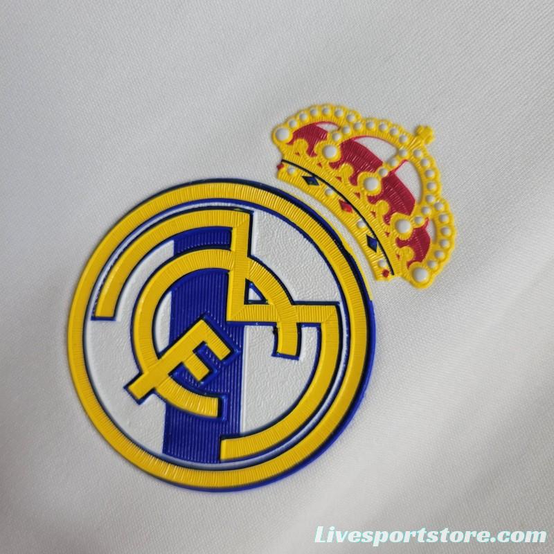 Retro Real Madrid 11/12 Long Sleeve Home Jersey