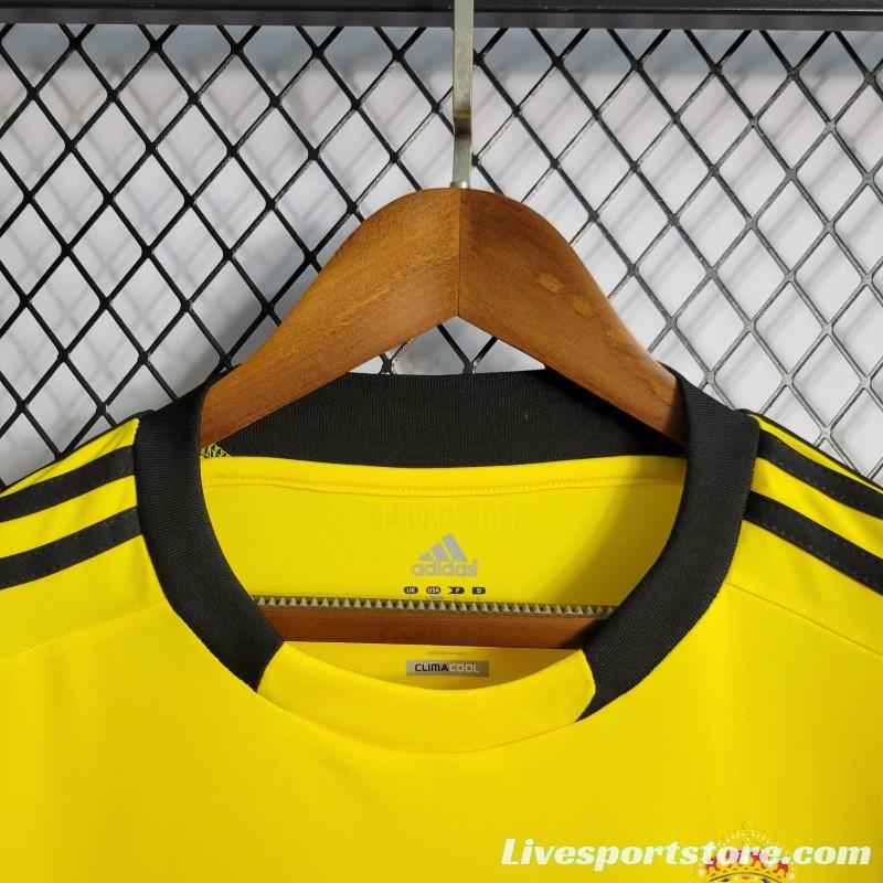 Retro 2011/12 Real Madrid Yellow Goalkeeper Jersey