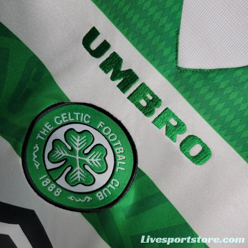 Retro 98/99 Celtic Home Champion Jersey