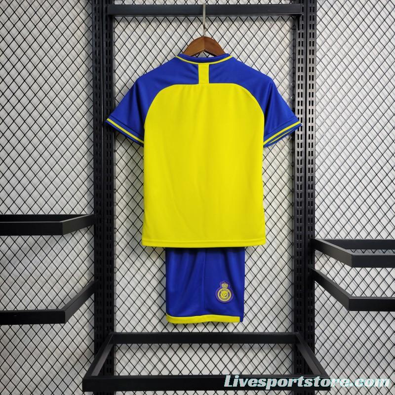 22/23 Al-Nassr FC Home Kids Jersey  Size 16-28