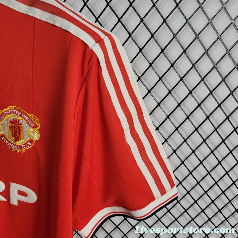 Retro 83/84 Manchester United Home Jersey