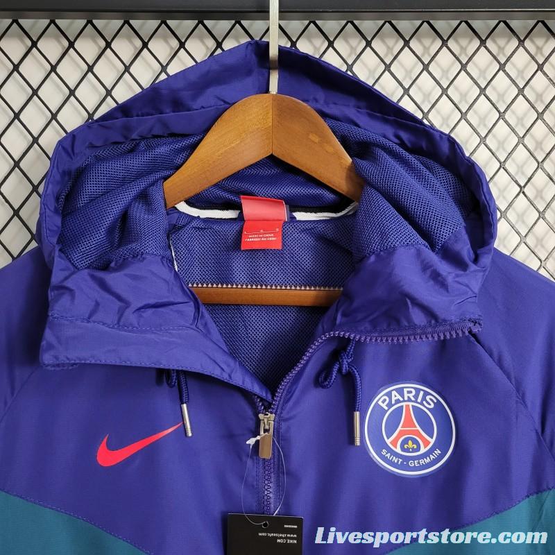 2223 PSG Blue Navy Windbreaker