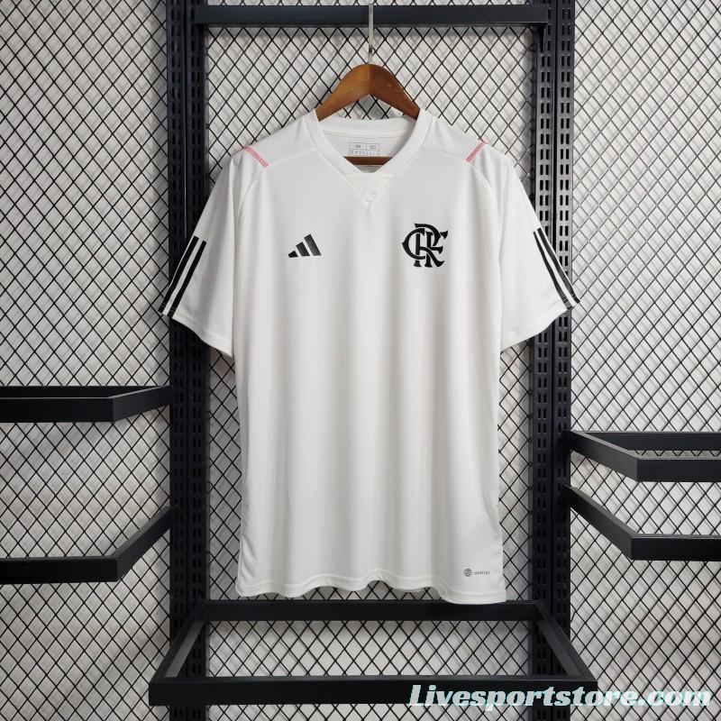 23-24 Flamengo Training White Jersey