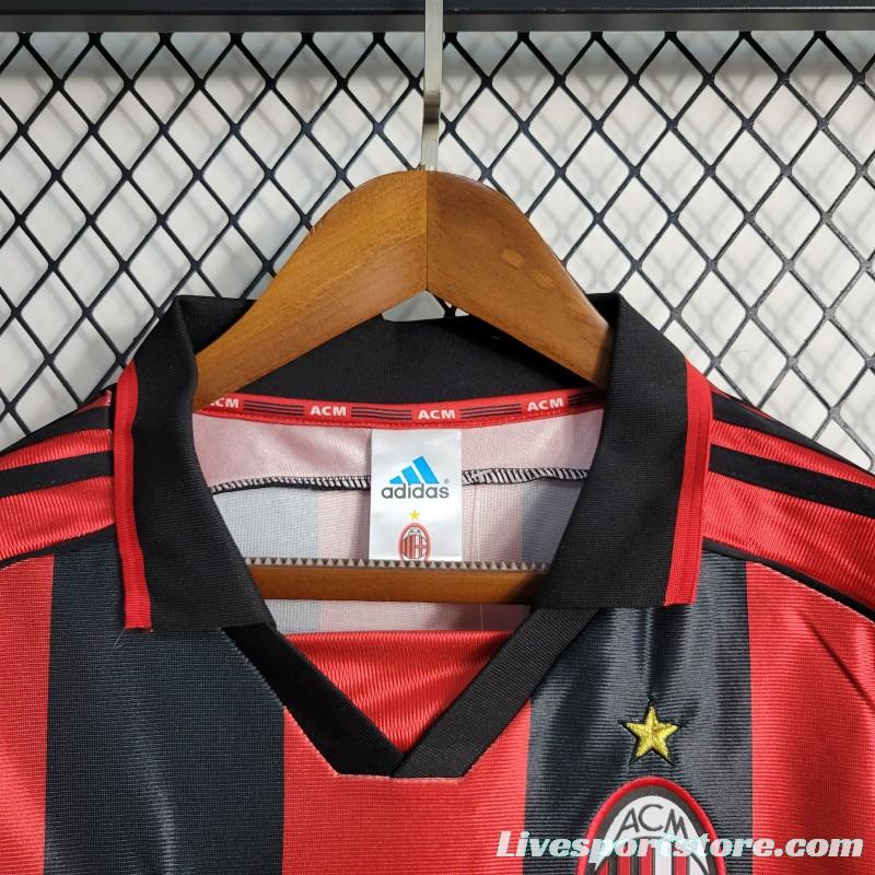 Retro 1998/99 AC Milan Home Jersey