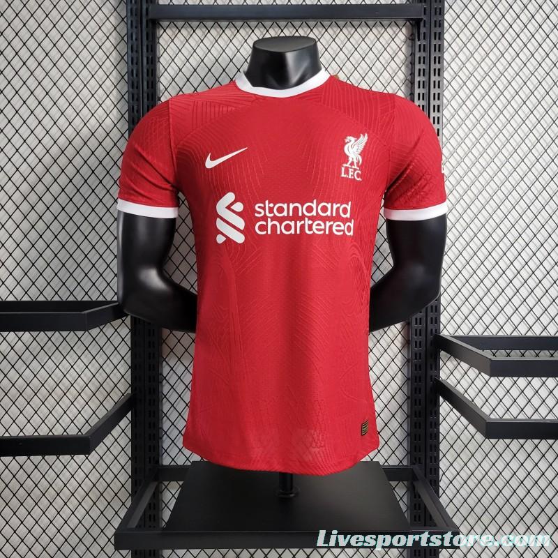 Player Version 23-24 Liverpool Home Jersey