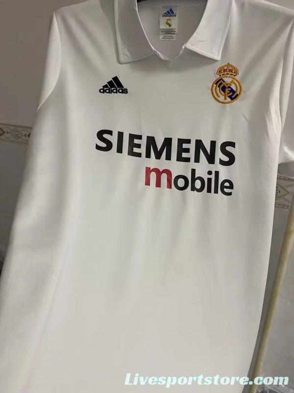 Retro 02/03 Real Madrid Home Century Jersey