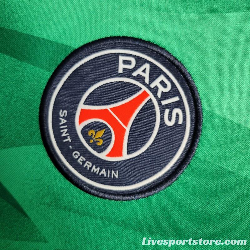 23-24 PSG Green Goalkeeper Jersey