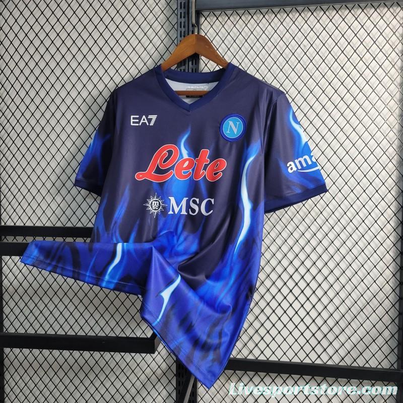 23-24 Napoli Flame Blue Jersey