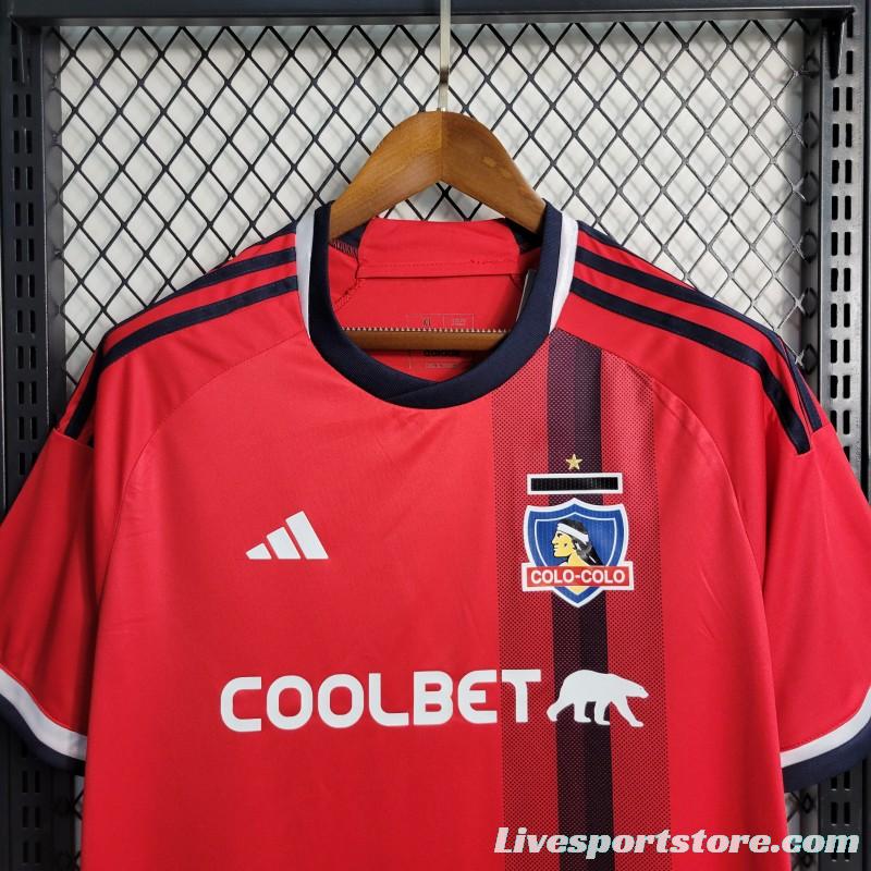 23-24 COLO COLO AWAY Red Jersey