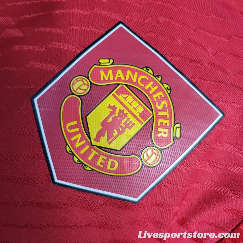 Player Version 23-24 Manchester United Home Jersey