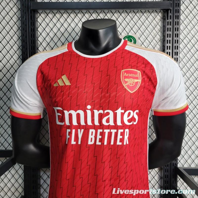 Player Version 23-24 Arsenal Home Jersey