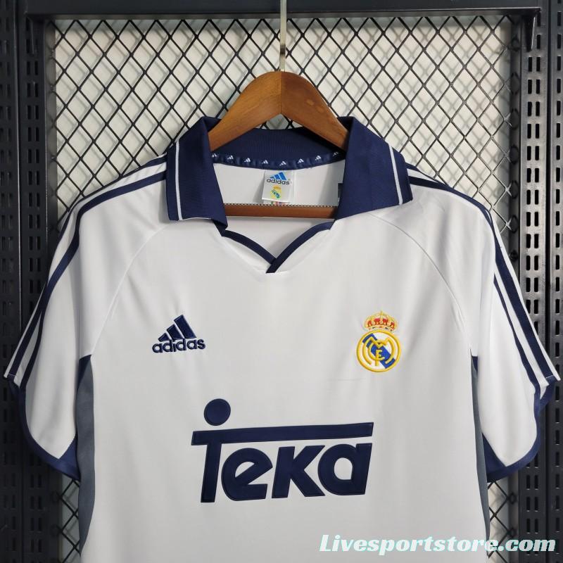 Retro 00-01 Real Madrid Home Jersey