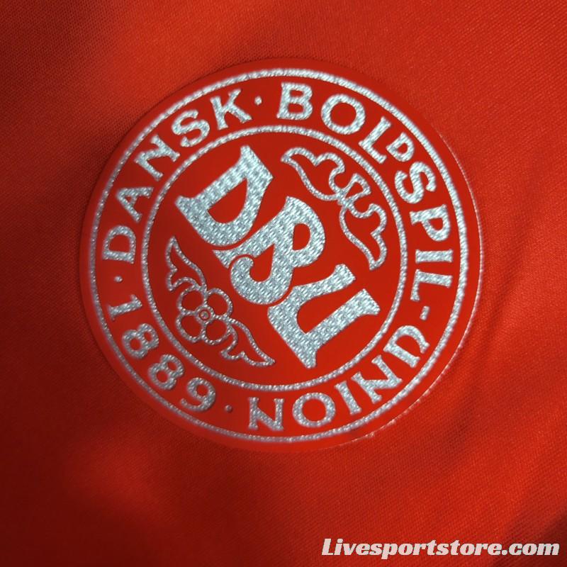 2023  Denmark Home Red Jersey