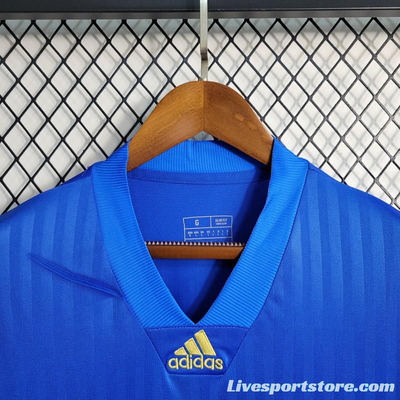 2023 Italy Blue Icon Jersey Embroidery Logo