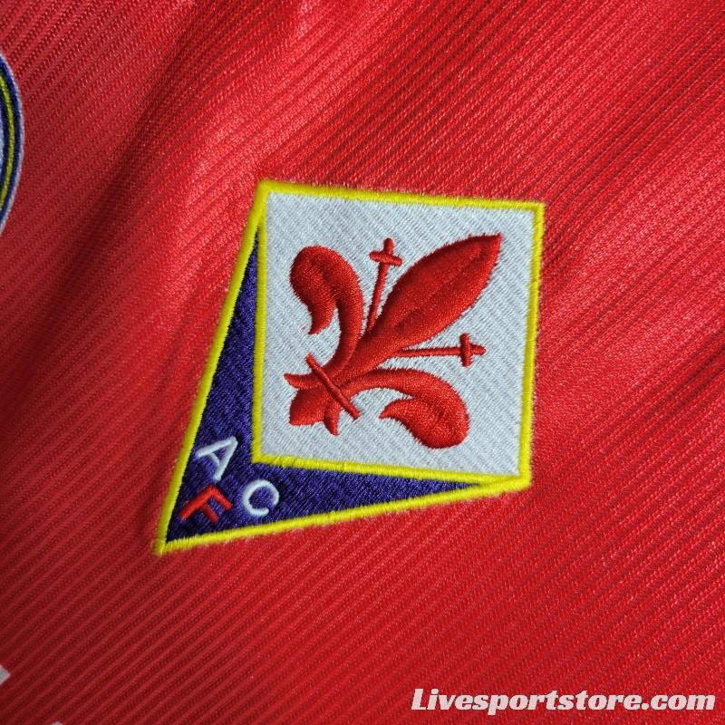 Retro 95-96 Fiorentina Third Red Jersey