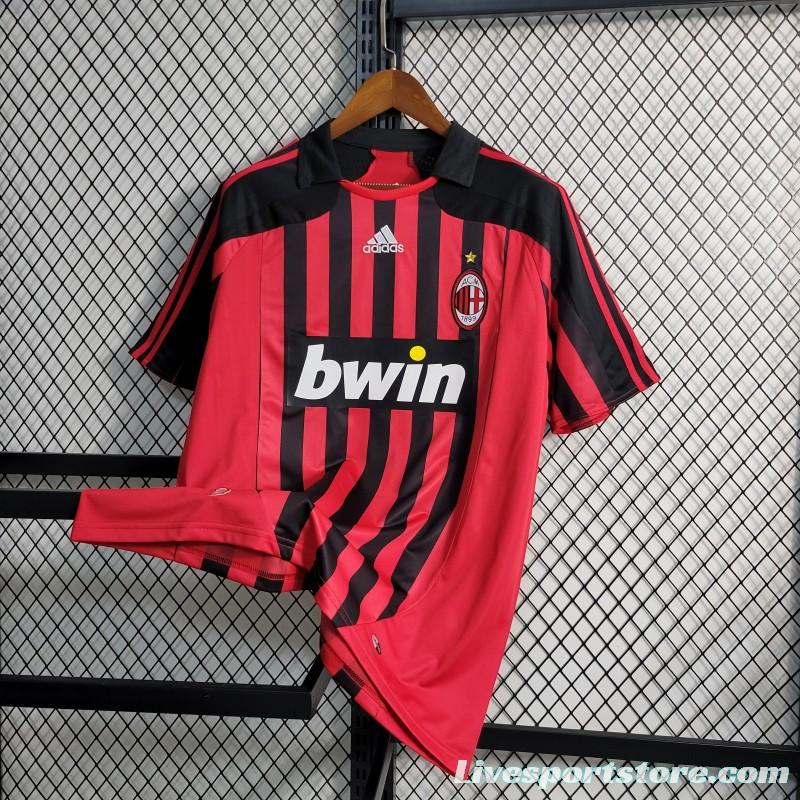 Retro 07-08 AC Milan Home Jersey