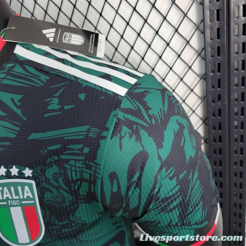 Player Version 2023 Italy Special Edition Green Jersey