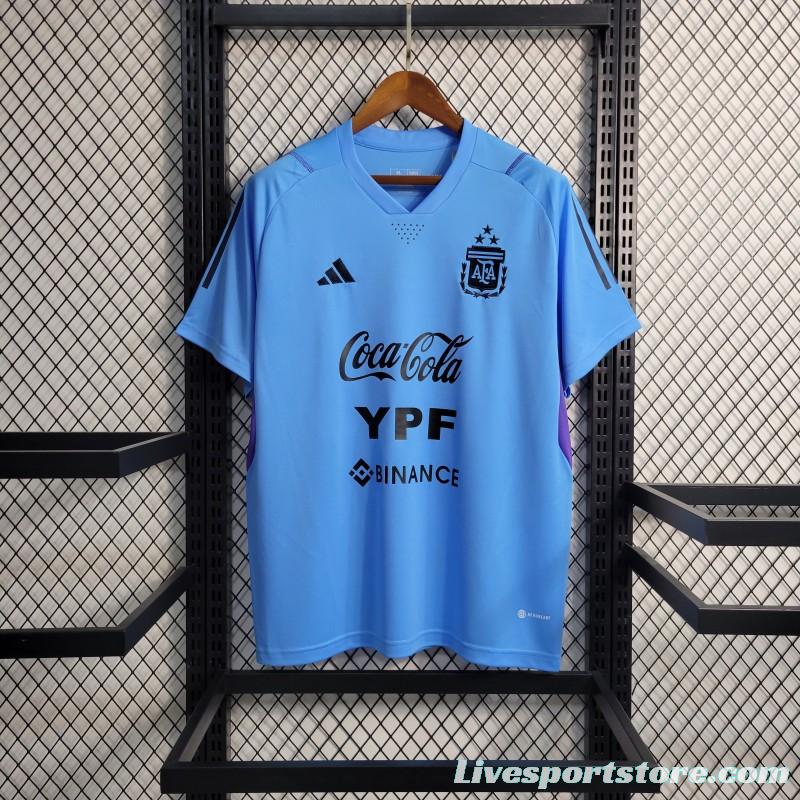 23-24 Argentina Blue Training Jersey