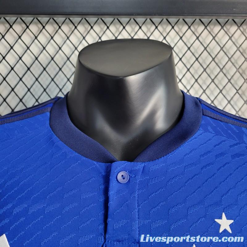 Player Version 23-24 Cruzeiro Home Soccer Jersey