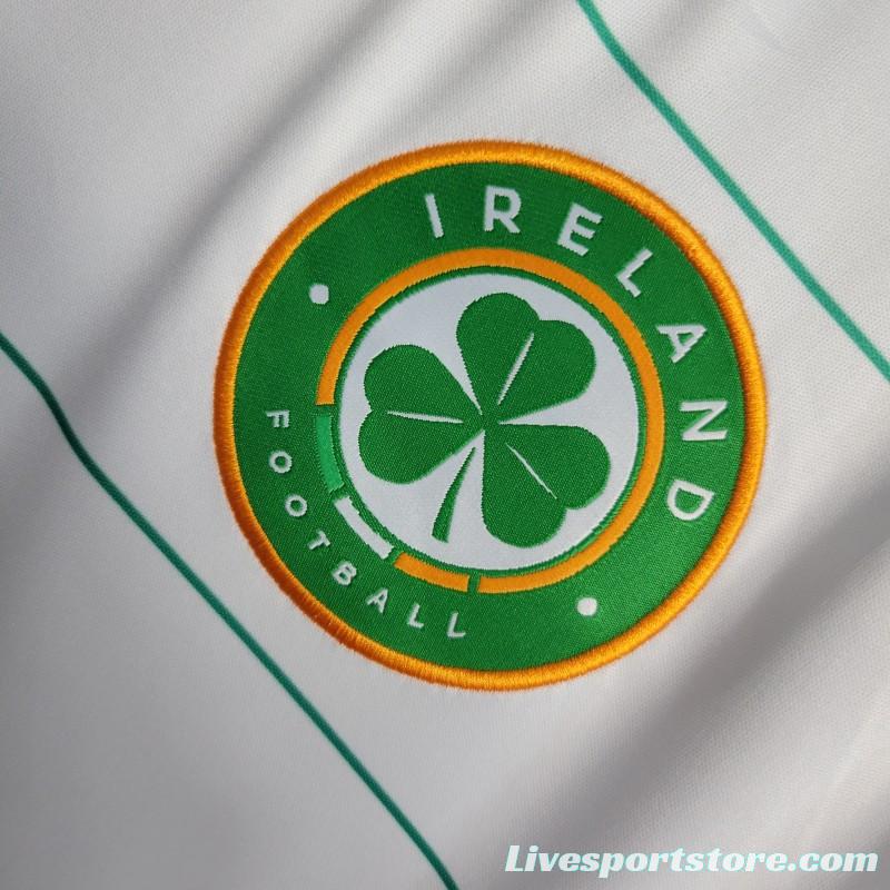 2023 Ireland Away White Soccer Jersey