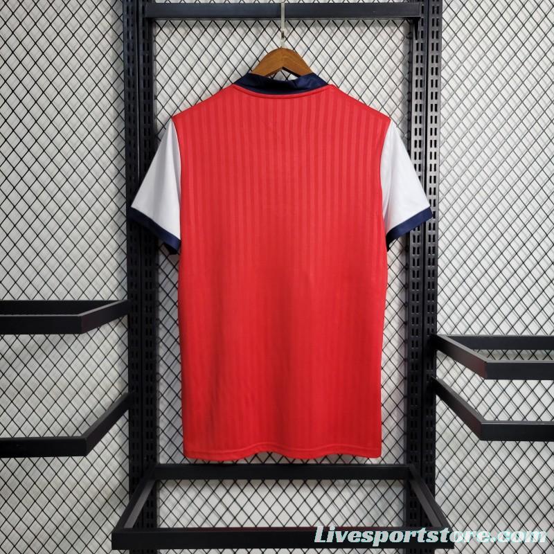 23-24 Arsenal Red Icon Jersey with Embroidery logo