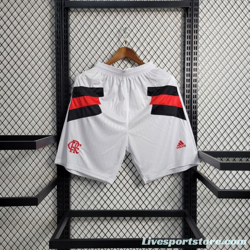 23-24 Flamengo White Icon Shorts