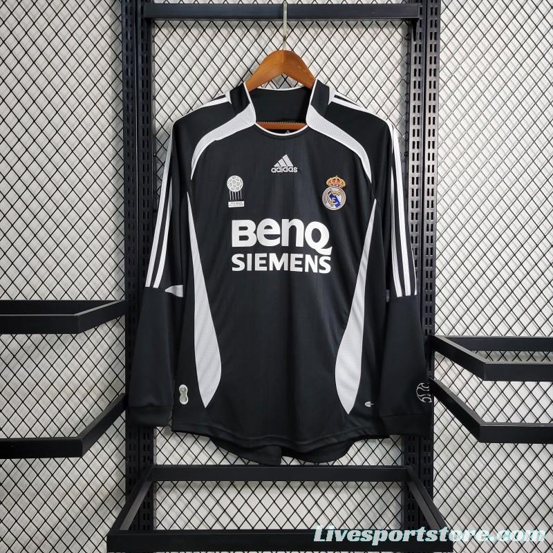 Retro 06-07 Real Madrid Third Long Sleeve Jersey