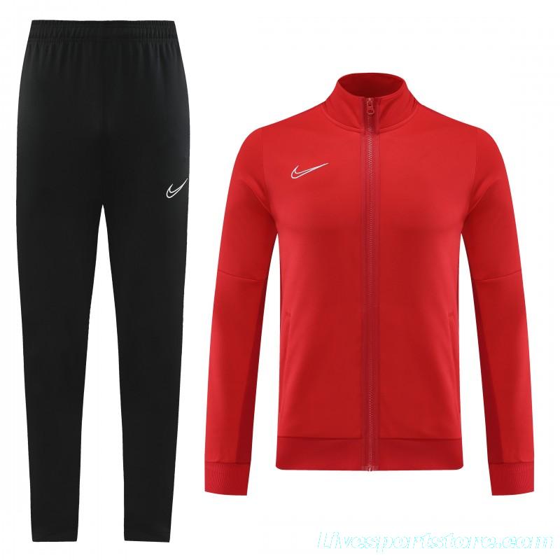 2023 Nike Red Full Zipper Hoodie Jacket +Pants