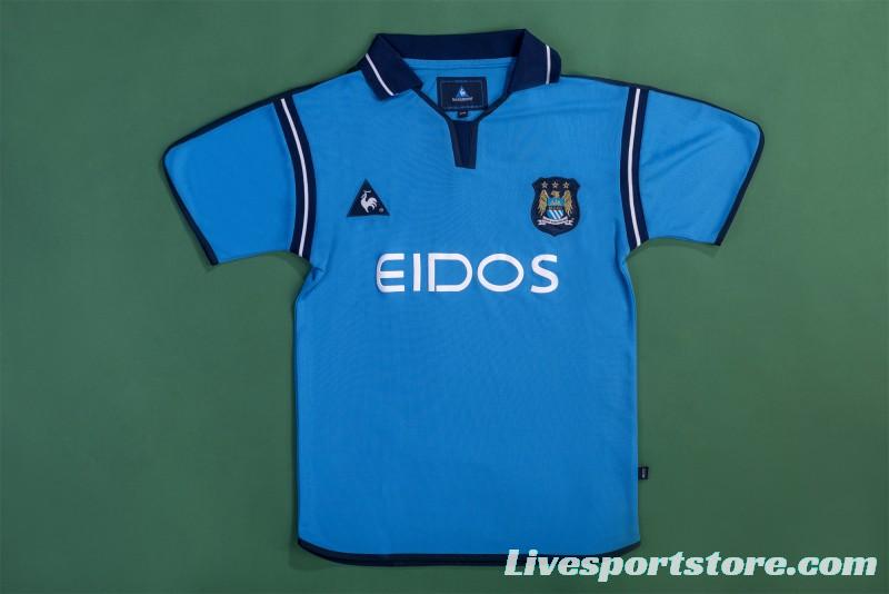 Retro 01/02 Manchester City Home Jersey