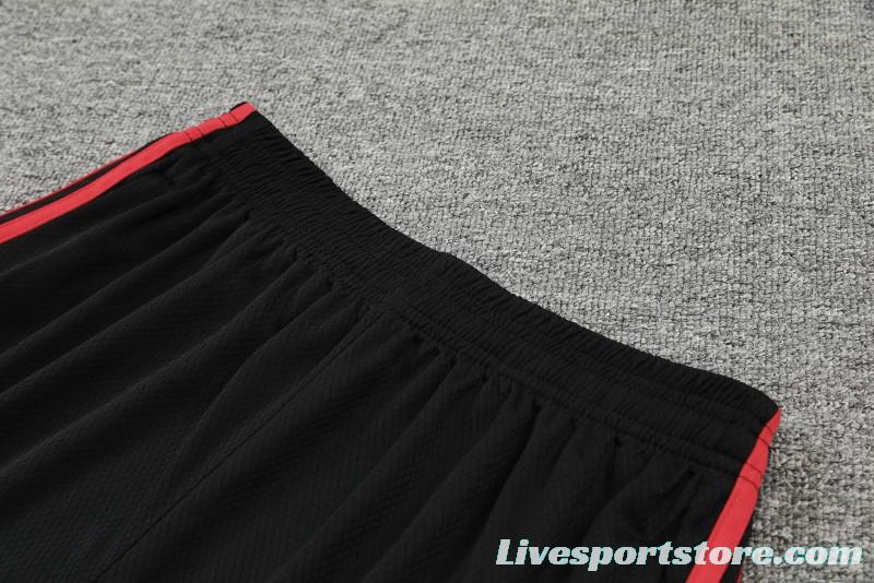 23-24 Bayern Munich Black Red Short Sleeve+Shorts