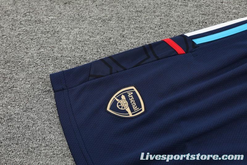 23-24 Arsenal Navy Vest Jersey+Shorts