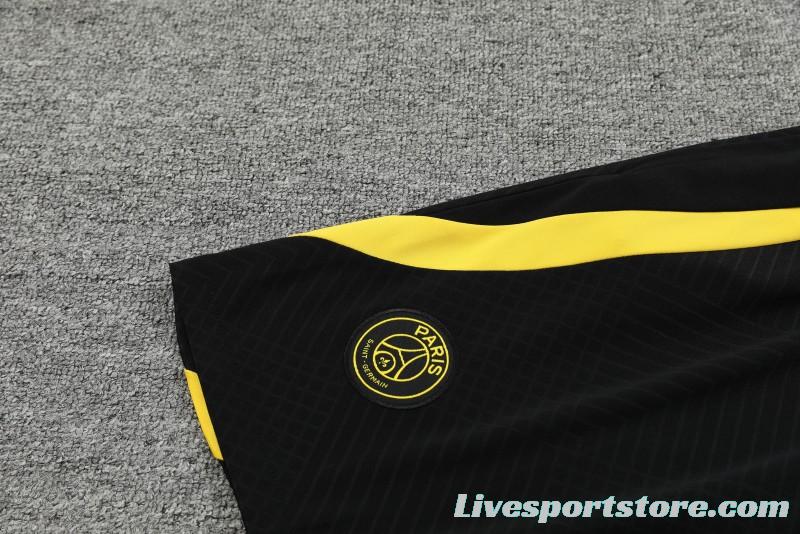 23-24 PSG Black Vest Jersey+Shorts