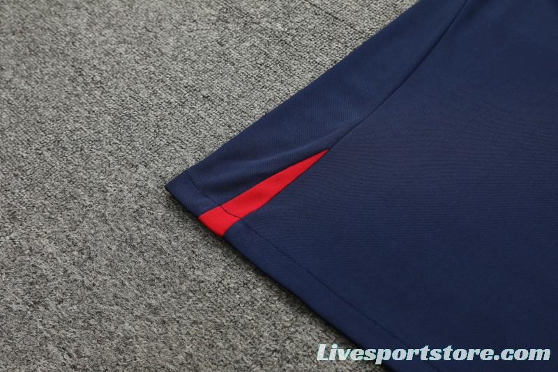 23-24 PSG Navy Short Sleeve+Shorts