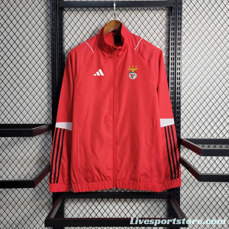 23-24 Benfica Windbreaker Red