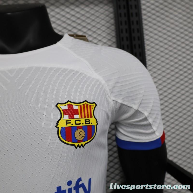 Player Version 23/24 Barcelona Away Jersey