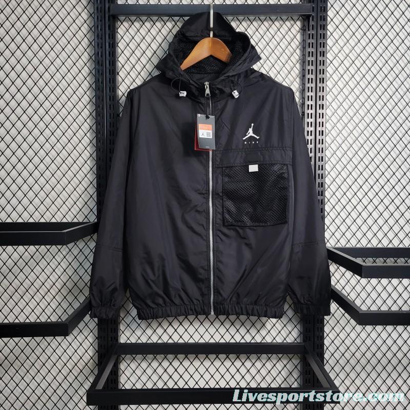 2023 Nike Jordan Black Windbreaker